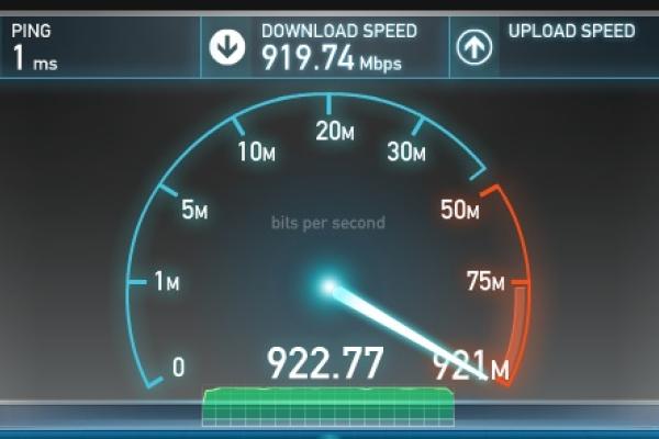 gigabit speed test